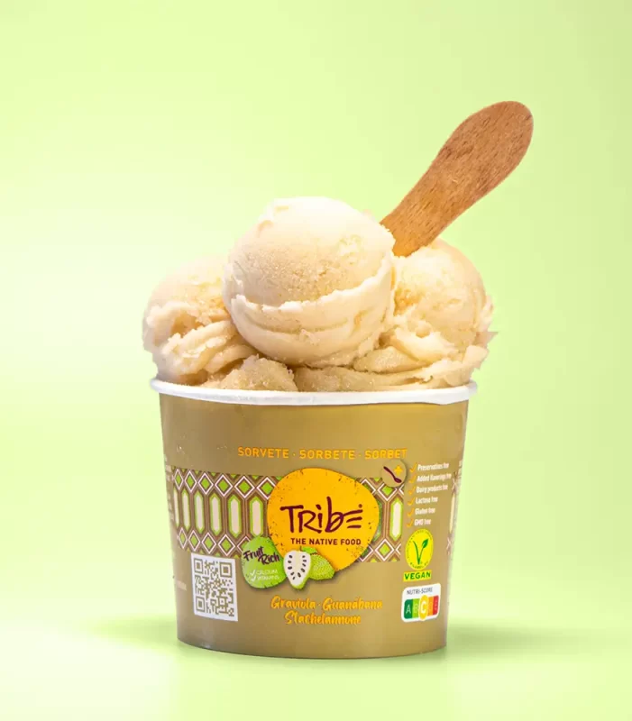 Sorbet de graviola da Tribe Açaí, sabor fresco e inebriante inspirado na fruta natural amazónica